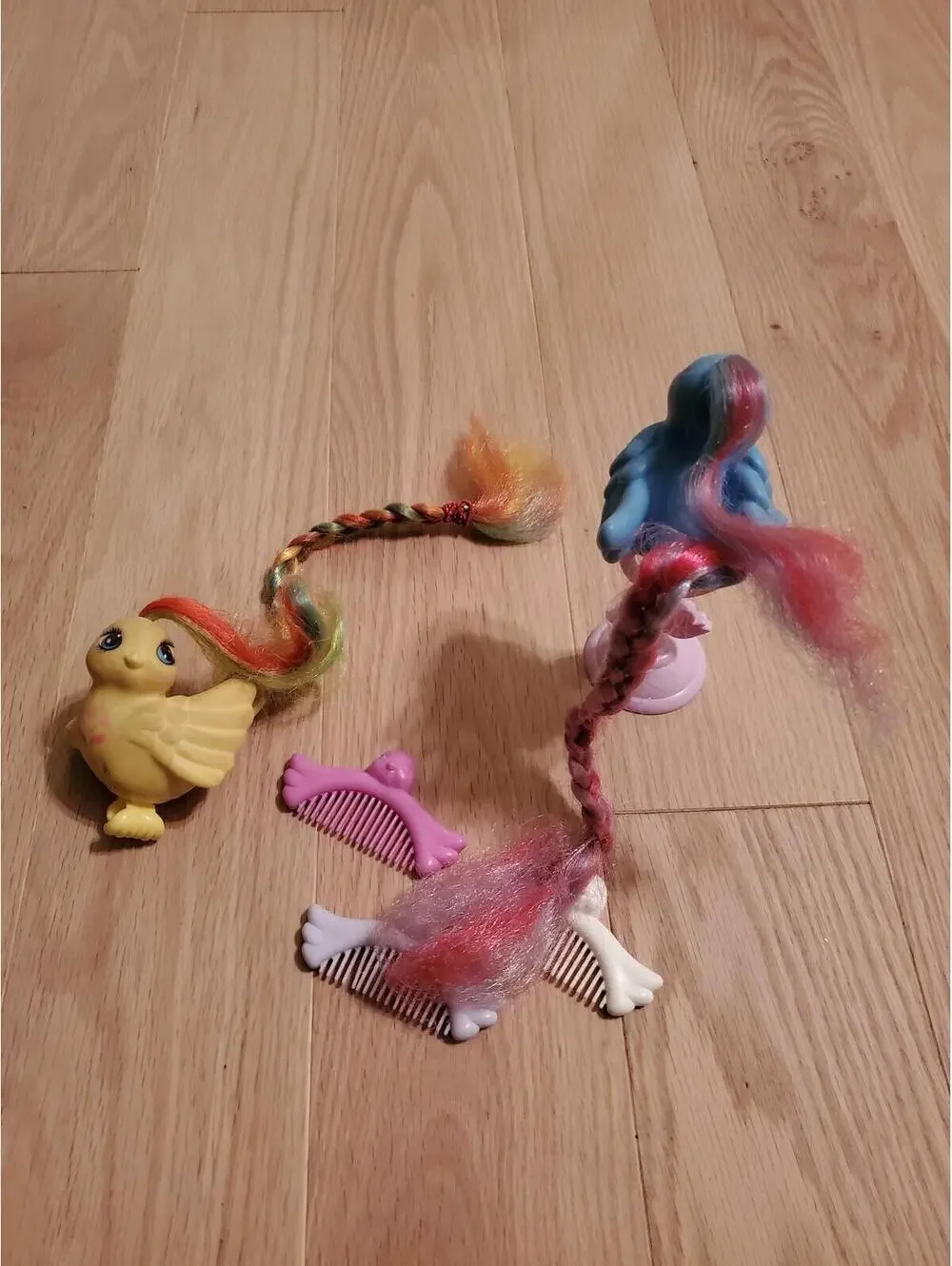 Extremely Rare Vintage 1987 Hasbro Fairy Tails bird toys